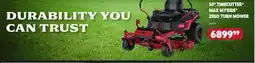 Home Hardware 54 TIMECUTTER MAX MYRIDE ZERO TURN MOWER offer