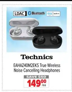 2001 Audio Video EAHAZ40M2EKS True Wireless Noise Cancelling Headphones offer