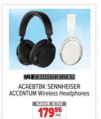 2001 Audio Video ACAEBTBK SENNHEISER ACCENTUM Wireless Headphones offer