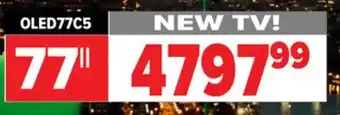 2001 Audio Video OLED77C5 LG 77 OLED evo AI C5 4K Smart TV 2025 offer
