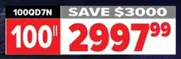 2001 Audio Video 100QD7N HISENSE 100 QD7N offer