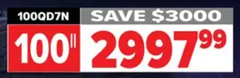 2001 Audio Video 100QD7N HISENSE 100 QD7N offer