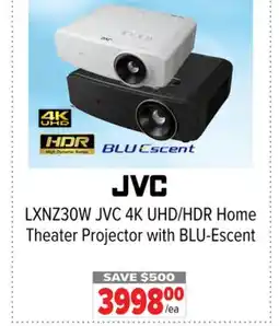 2001 Audio Video LXNZ30W JVC 4K UHD/HDR Home Theater Projector with BLU-Escent offer
