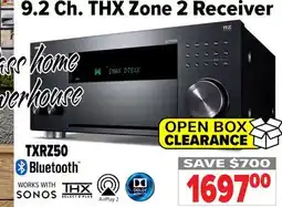 2001 Audio Video TXRZ50 9.2 Ch. THX Zone 2 Receiver offer