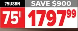 2001 Audio Video 75U88N Hisense 75 U88N LED MINILED TV offer