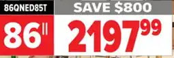 2001 Audio Video 86QNED85T LG 86 QNED Smart TV offer