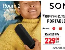 2001 Audio Video ROAM2US1B/W Sonos Roam 2 Portable Speaker offer