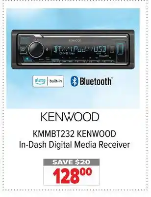 2001 Audio Video KMMBT232 KENWOOD In-Dash Digital Media Receiver offer