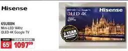 2001 Audio Video 65U88N 65 Mini-LED 144hz QLED 4K Google TV offer