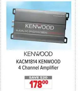 2001 Audio Video KACM1814 KENWOOD 4 Channel Amplifier offer
