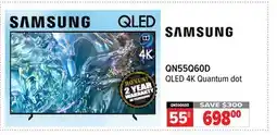 2001 Audio Video QN55Q60D 55 OLED 4K Quantum dot offer