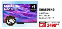 2001 Audio Video QN85QN80F Neo QLED 4K Vision AI Smart TV offer
