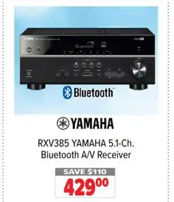 2001 Audio Video RXV385 YAMAHA 5.1-Ch. Bluetooth A/V Receiver offer