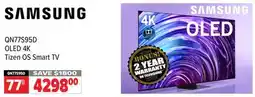 2001 Audio Video QN77S95D 77 OLED 4K Tizen OS Smart TV offer