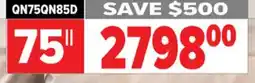 2001 Audio Video QN75QN85D 75 SAMSUNG NEO QLED 4K offer