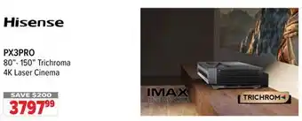 2001 Audio Video PX3PRO 80- 150 Trichroma 4K Laser Cinema offer