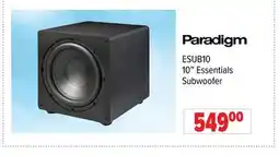 2001 Audio Video ESUB10 10 Essentials Subwoofer offer