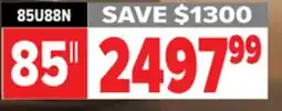 2001 Audio Video 85U88N HISENSE 85 LED MINILED offer