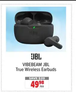 2001 Audio Video VIBEBEAM JBL True Wireless Earbuds offer