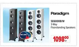 2001 Audio Video SE6000B/W 3-Way Floorstanding Speakers offer