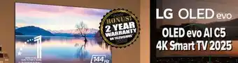 2001 Audio Video OLED55C5 LG 55 OLED evo AI C5 4K Smart TV 2025 offer