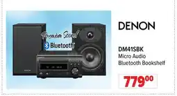 2001 Audio Video DM41SBK Micro Audio Bluetooth Bookshelf offer