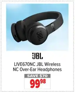 2001 Audio Video LIVE670NC JBL Wireless NC Over-Ear Headphones offer