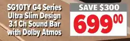 2001 Audio Video SG10TY G4 Series Ultra Slim Design 3.1 Ch Sound bar with Dolby Atmos offer