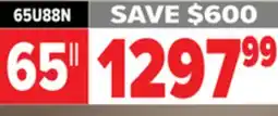 2001 Audio Video 65U88N HISENSE 65 LED MINILED offer