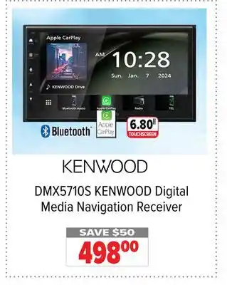 2001 Audio Video DMX5710S KENWOOD Digital Media Navigation Receiver offer
