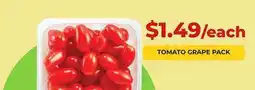 Food World Supermarket TOMATO GRAPE PACK offer