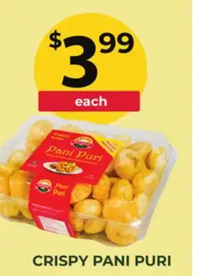 Food World Supermarket CRISPY PANI PURI offer