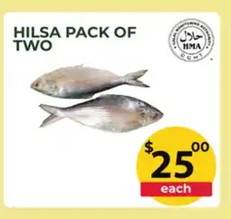 Food World Supermarket HILSA PACK OF TWO offer
