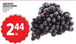 Metro LARGE BLACK SEEDLESS GRAPES offer