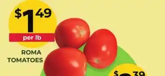 Food World Supermarket ROMA TOMATOES offer