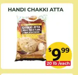 Food World Supermarket HANDI CHAKKI ATTA offer