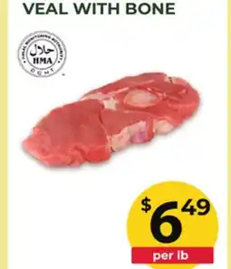 Food World Supermarket VEAL WITH BONE offer