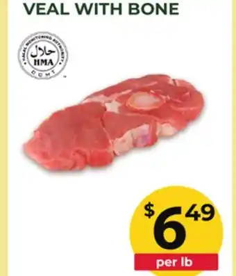Food World Supermarket VEAL WITH BONE offer