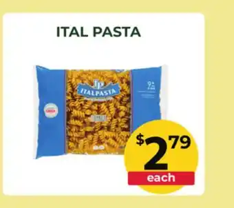Food World Supermarket ITAL PASTA offer