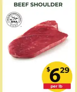 Food World Supermarket BEEF SHOULDER offer