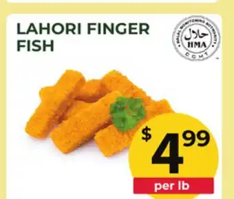 Food World Supermarket LAHORI FINGER FISH offer