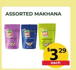 Food World Supermarket ASSORTED MAKHANA offer