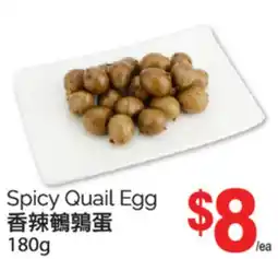 T&T Supermarket SPICY QUAIL EGG, 180G offer