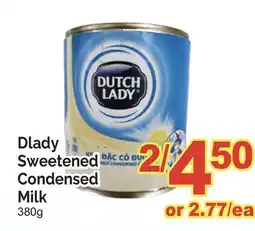 T&T Supermarket DLADY SWEETENED CONDENSED MILK, 380G offer