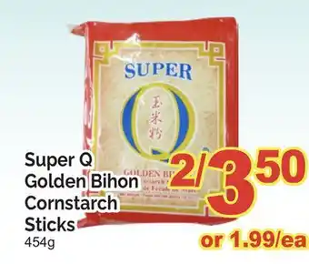 T&T Supermarket SUPER Q GOLDEN BIHON CORNSTARCH STICKS, 454G offer