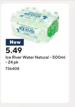 Staples Ice River Water Natural - 500ml - 24 pk offer