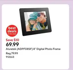 Staples Aluratek (ADPF08SF) 8 Digital Photo Frame offer