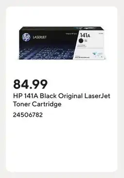 Staples HP 141A Black Original LaserJet Toner Cartridge offer