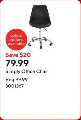 Staples Simply Office Chair offer