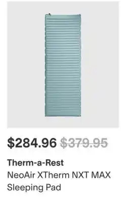 MEC Therm-a-Rest NeoAir XTherm NXT MAX Sleeping Pad offer